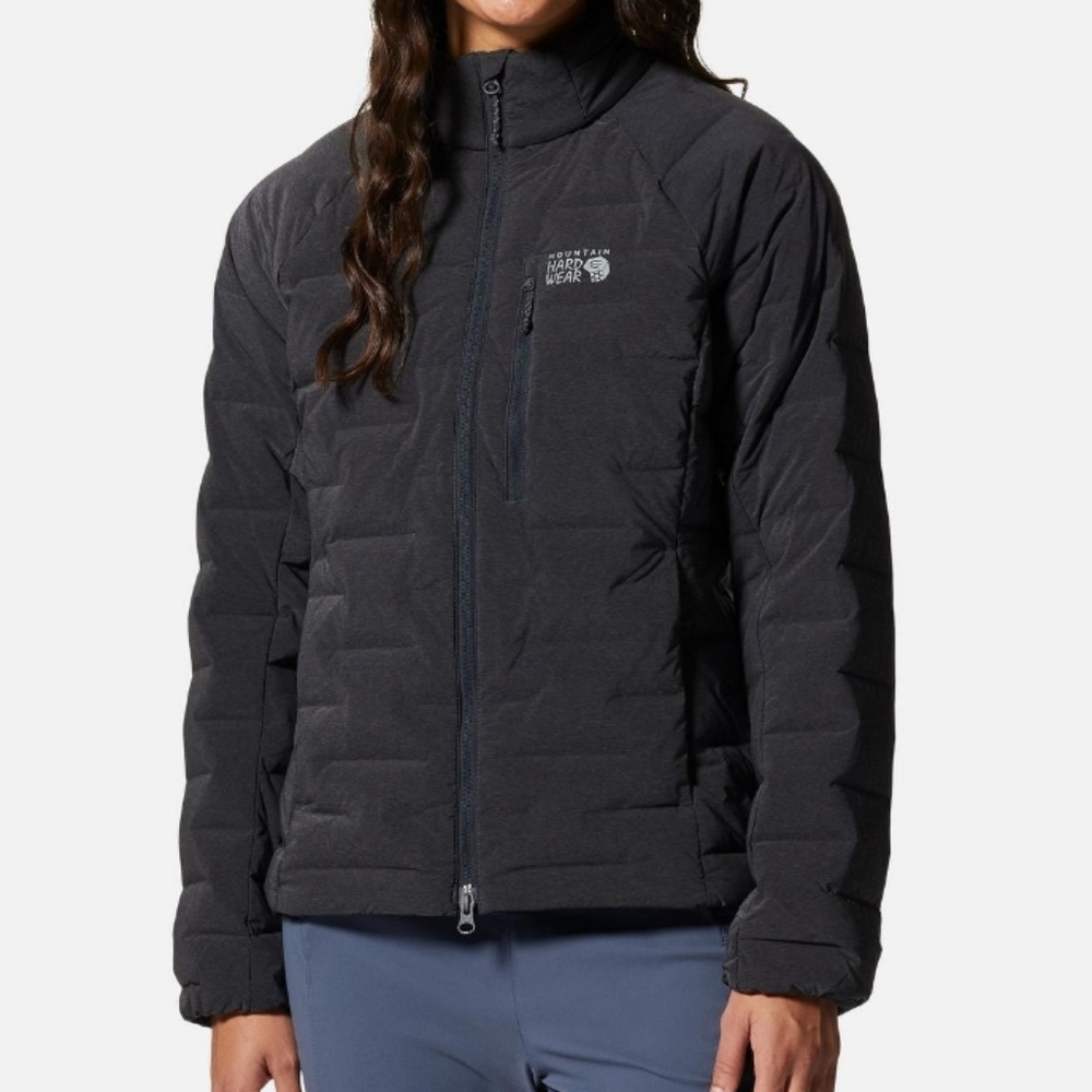 Mountain Hardwear Stretchdown Hoody Jacket Dark Storm Heather S
